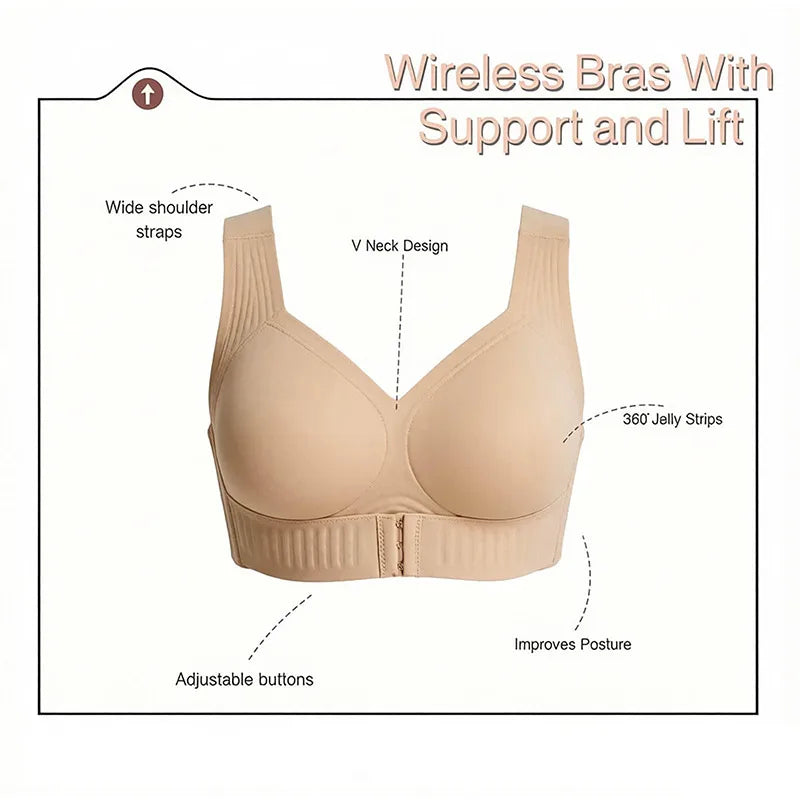 Adjustable Support Sports Bra — Built for Fuller Busts