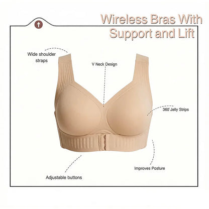 Adjustable Support Sports Bra — Built for Fuller Busts