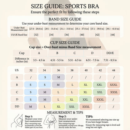 Adjustable Support Sports Bra — Built for Fuller Busts